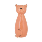 Hectarul - Decoratiune portocalie din ceramica 24,5 cm design pisica Cosy&Trendy